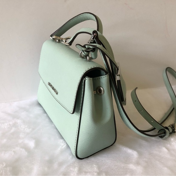 Michael Kors Mini Ava Crossbody, Mint Green - Picture 4 of 8